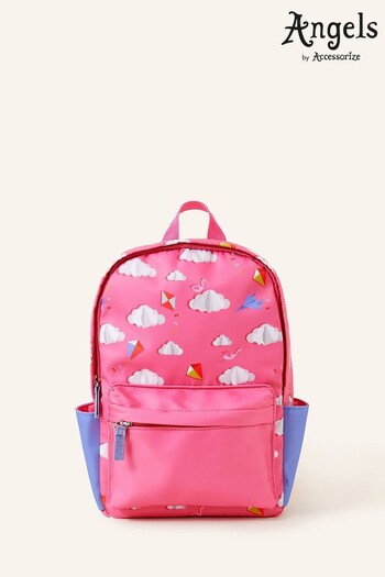 Angels By Accessorize Pink Cloud Print School Bag (637910) | £18