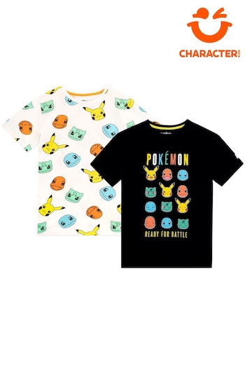 Character Green Pokémon 2 Multipack Short Sleeve T-Shirt (638209) | £19