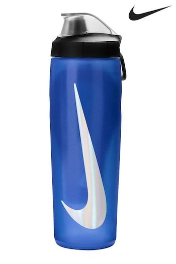 Nike bruin Dark Blue Refuel Locking Lid 710ml Water Bottle (638366) | £18