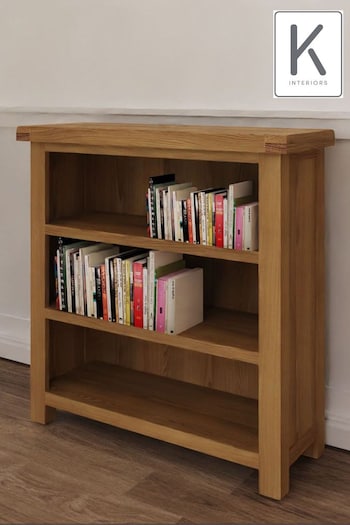 K Interiors Oak Canterbury Small Bookcase (638370) | £305