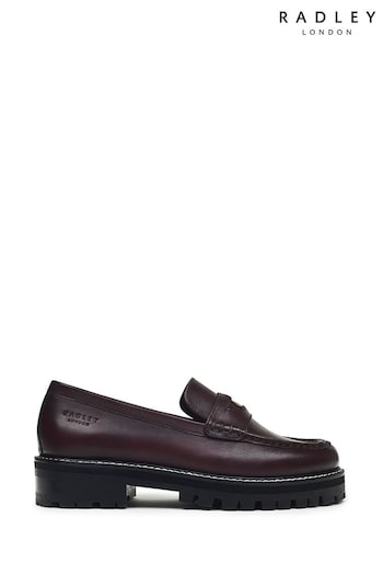 Radley London Red Thistle Grove Chunky Penny Loafers (638978) | £129