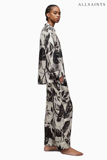 AllSaints Sofi Jackie White Pyjama Trousers (639008) | £129
