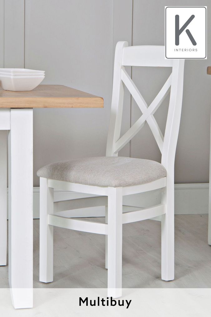 Next oak outlet dining chairs