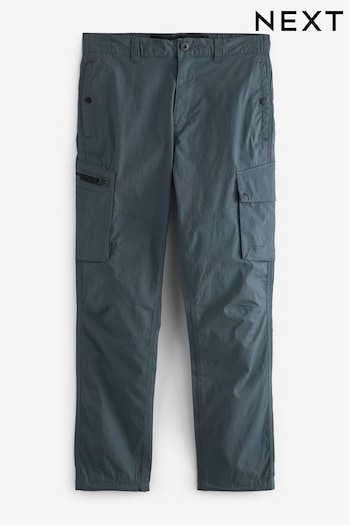 Blue Slim Stretch Cargo Utility Trousers (639605) | £36