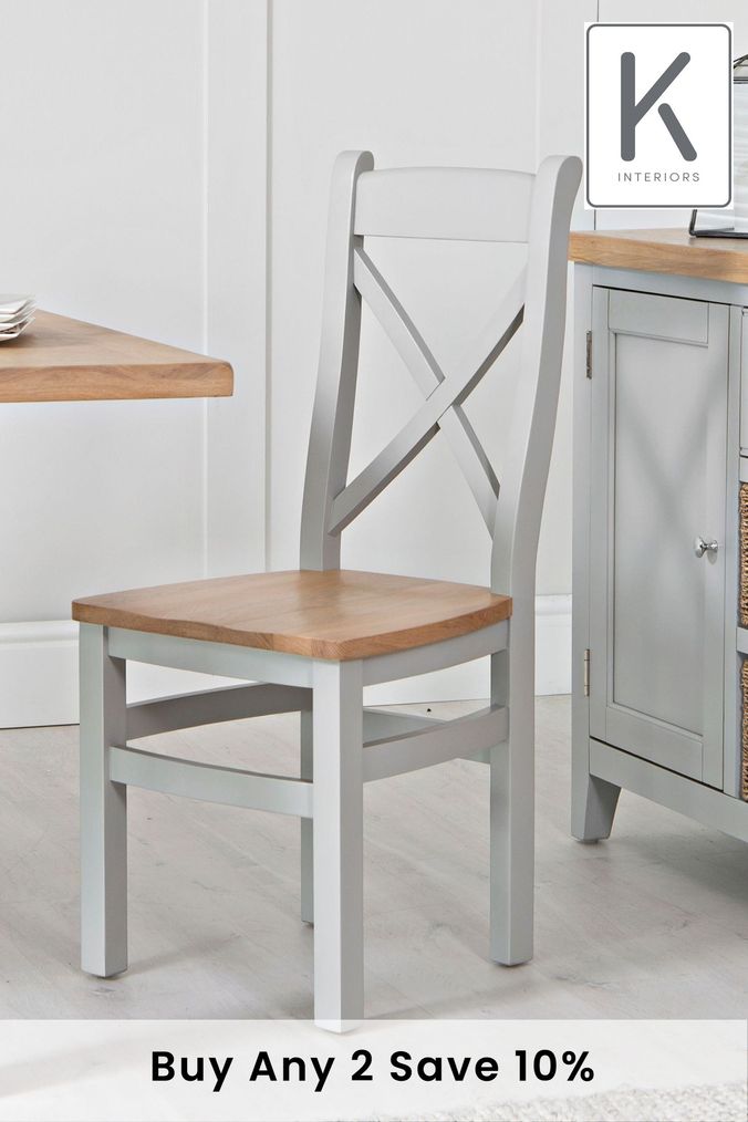 Next oak outlet dining chairs
