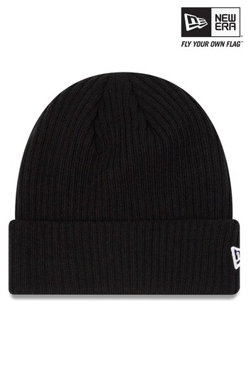 New Era® Logo Cuff Black Beanie Hat (639787) | £23