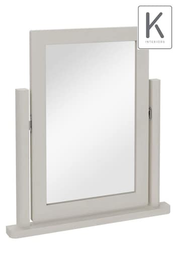 K Interiors Truffle Oak Lana Trinket Mirror (640121) | £85