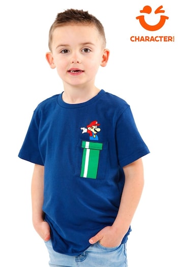 Character Blue Super Mario T-Shirt (640333) | £9