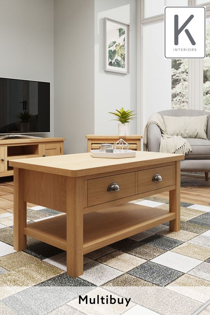 Buy Oak Coffeetable Online Next UK