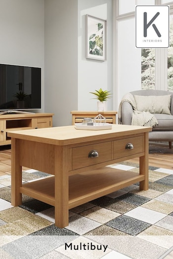 K Interiors Oak Lana Large Coffee Table (640341) | £265
