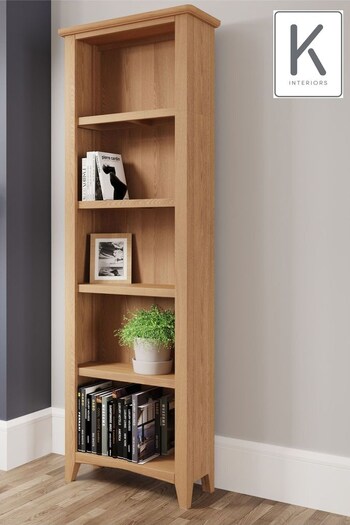 K Interiors Natural Oak Astley Large Bookcase (640429) | £335