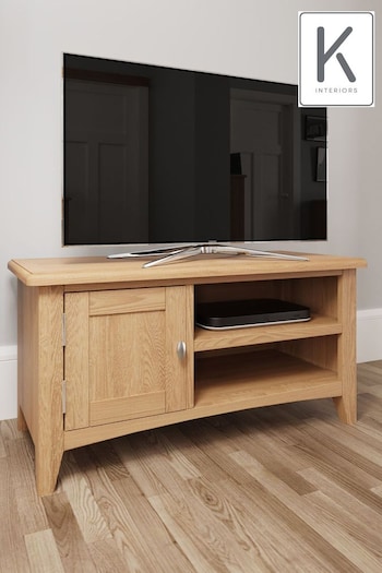 K Interiors Natural Oak Astley TV Unit (640706) | £210