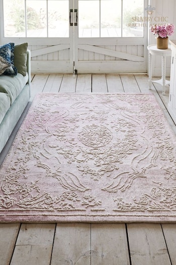 Shabby Chic by Rachel Ashwell® Pink Adeline Rug (640859) | £200 - £480