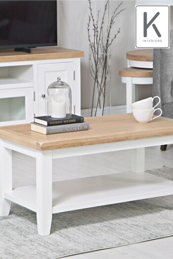 K Interiors White Oak Windsor Small Coffee Table (641121) | £230
