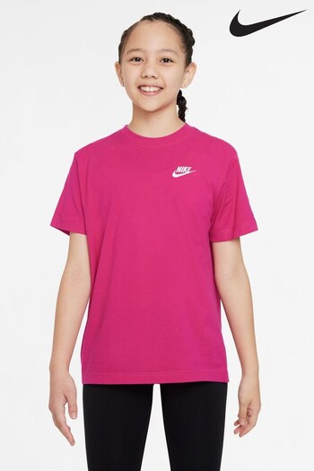 Nike Fushsia Pink Oversized Boy Fit T-Shirt (641596) | £23