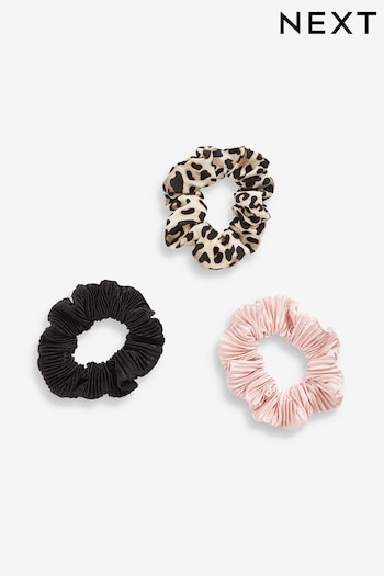 Leopard/Pink/Black Scrunchies Three Pack (641617) | £6