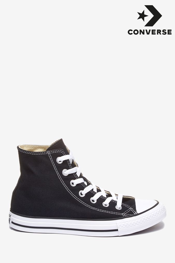 Converse Black/White Regular Fit Chuck Taylor All Star High Trainers (641714) | £60