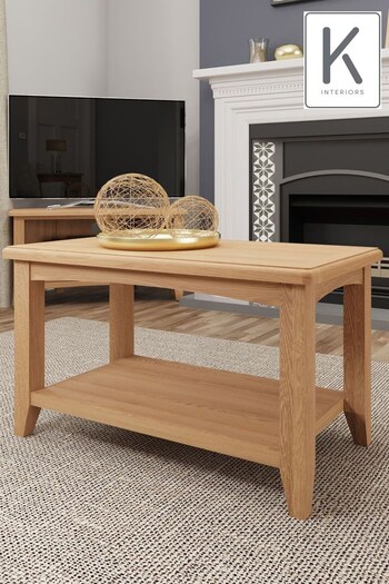 K Interiors Natural Oak Astley Small Coffee Table (641792) | £170