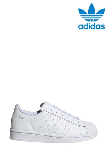 adidas Originals Kids Black Superstar Trainers (641927) | £45