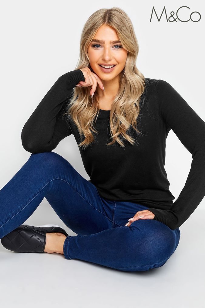 Ladies jumpers discount m and co