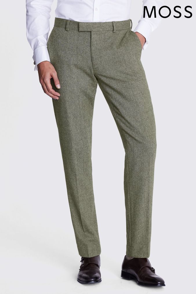 Grey herringbone trousers mens sale