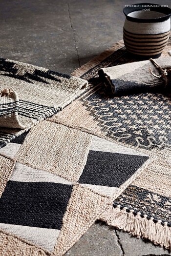 French Connection Natural Jute Aztec Runner (643598) | £125