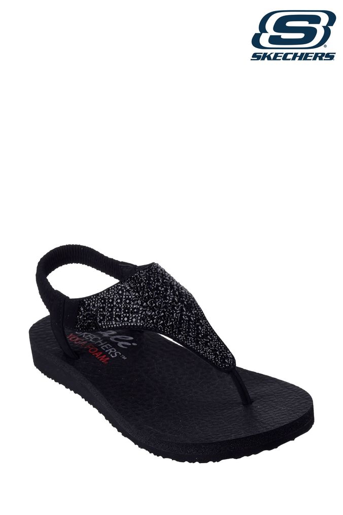 Skechers embellished sandals clearance