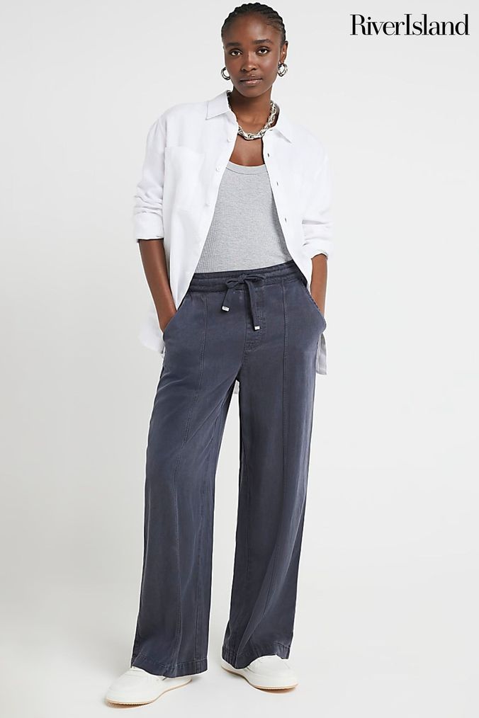 River island high waisted trousers clearance