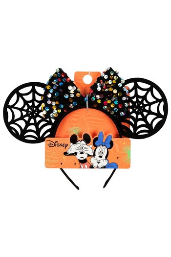 Peers Hardy Disney Minnie Mouse 3D Sequin Bow Black Headband (644079) | £15