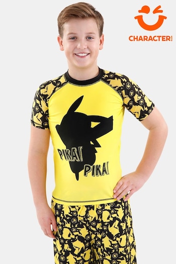 Character Silver Yellow Pokémon Shorts and Top Swim Set (644487) | £17