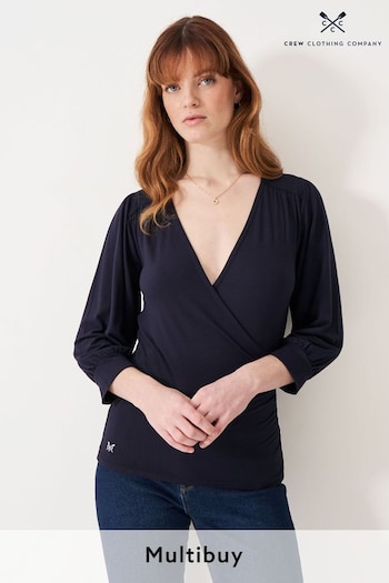 Crew Clothing Company Navy Blue Casual Blouse (644660) | £39