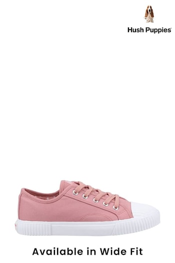 Hush Puppies Pink Brooke Canvas Trainers (644661) | £45