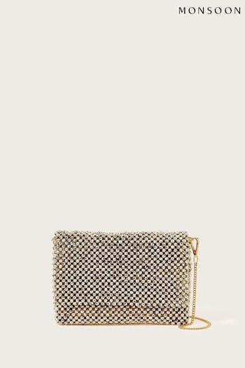 Monsoon Gold Beaded Bag (644791) | £45