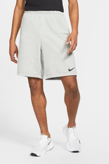 Nike Grey Dry Dri-FIT Fleece Training Shorts (644809) | £45