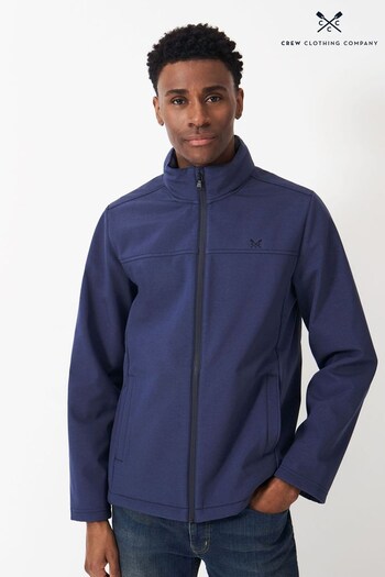 Crew Clothing marinho Eastbourne Showerproof Hooded Jacket (644814) | £99