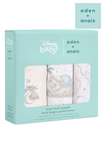aden + anais Cotton Muslin Squares 3 Pack (644962) | £24