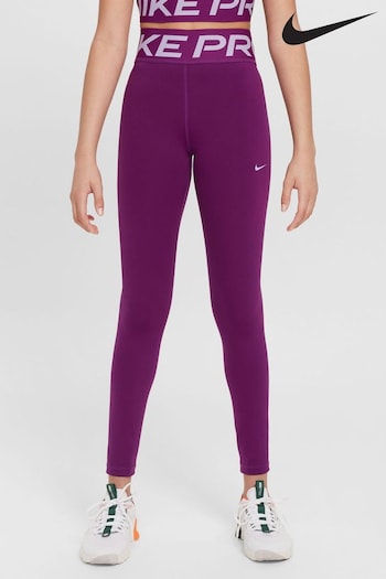 Nike Purple Pro Dri-FIT balabala Leggings (645225) | £40