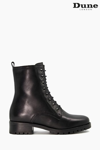 Dune London Prestone Cleated Sole Lace-Up Hiker Boots (645249) | £140