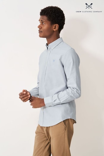 Crew Clothing Company Light Grey Cotton Classic Shirt (645357) | £59