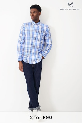 Crew Clothing Russel Brushed Cotton Slim Fit Shirt (645576) | £65