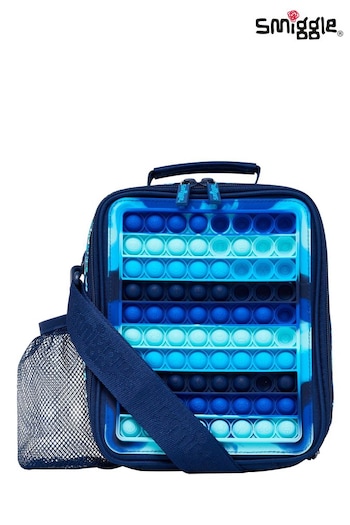 Smiggle Blue Popem Popit Poppies Lunchbox with Strap (645683) | £21