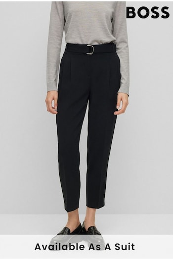 BOSS Black Tilunara Regular Fit Tapered Trousers (646085) | £119