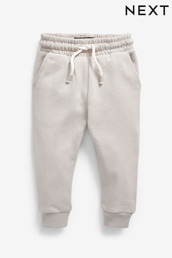Pale Grey Soft Touch Jersey Joggers (3mths-7yrs) (646998) | £8 - £10
