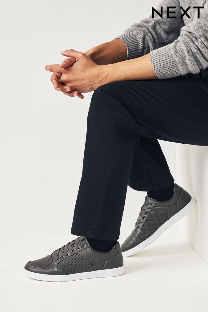 Mens grey trainers uk store