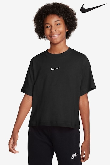 Nike pastel Black Oversized Essentials Boxy TShirt (647936) | £20