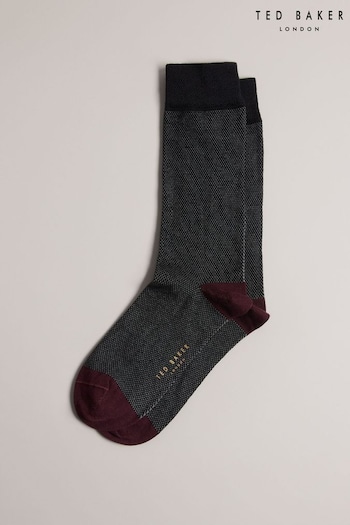 Ted Baker Coretex Semi Plain Blue Socks (647957) | £10