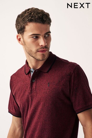 Burgundy Red Soft Touch Polo Shorts Shirt (648179) | £24