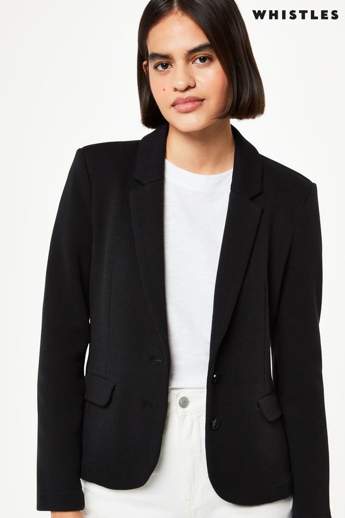Whistles penelope coat black on sale