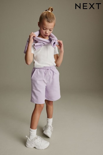 Lilac Purple Bermuda Jersey Shorts (3-16yrs) (648640) | £7 - £12