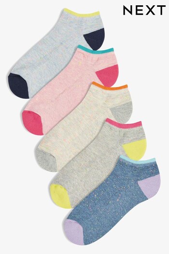 Brights Cushion Sole Trainer Socks Five Pack (649184) | £12